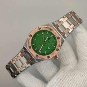 A-P Luxury Watch ( Two Tone Green )